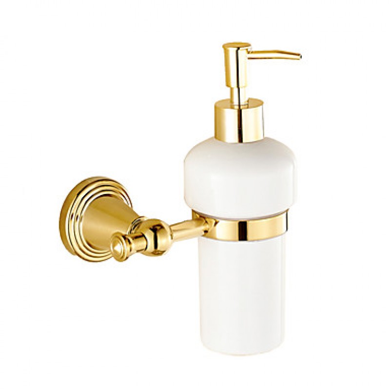 Soap Dispenser / Polished Brass / Wall Mounted /15*10*20 /Brass /Antique /15 10 0.278