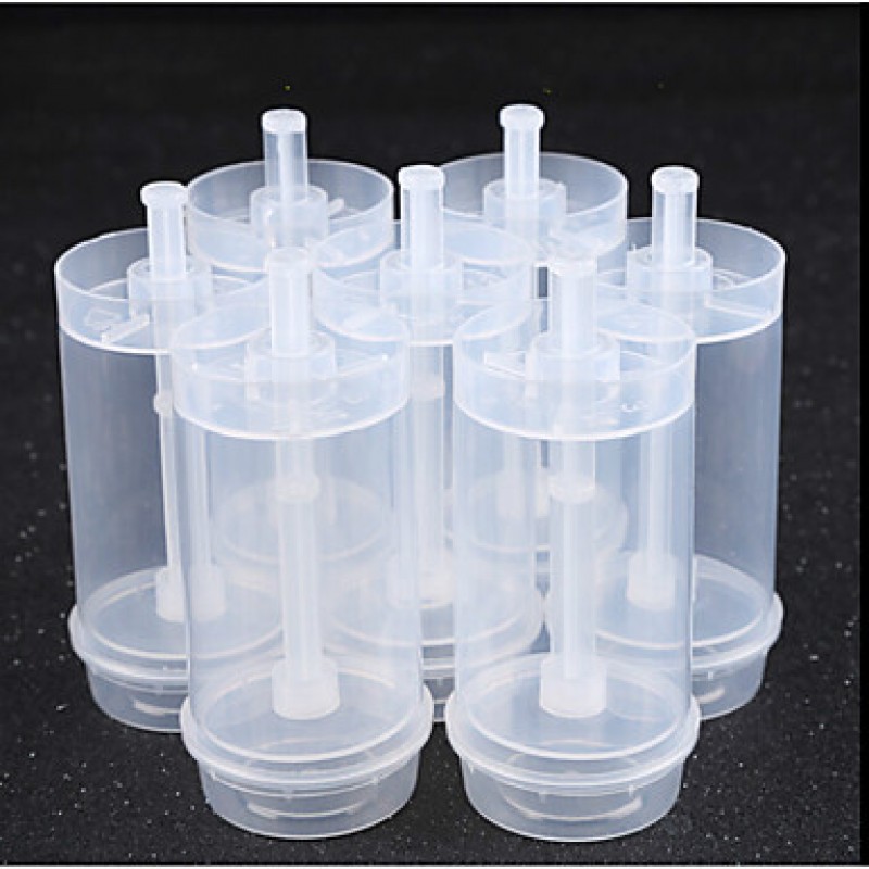10PCS Push Cake Tube Push Up Containers With LidsEmpty Cupcake Shooters with Lid +10 Tags Paster