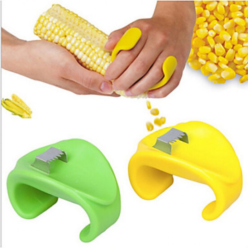 Graters Peelers Stainless Steel Magic Corn Threshing Thresher Corn ShellerFruits Vegetables Skinner Random Color