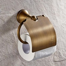 Toilet Paper Holder Antique Brass Wall Mounted 130...