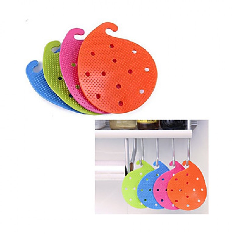 Multifunctional Fruit And Vegetable Cleaning Brush/Insulation Pad - Random Color