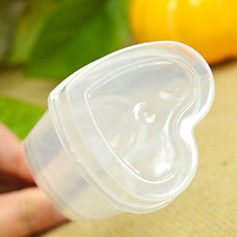 10PCS Push Up Containers With Lids Push Cake Tube Empty Cupcake Shooters with Lid