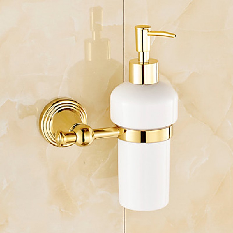 Soap Dispenser / Polished Brass / Wall Mounted /15*10*20 /Brass /Antique /15 10 0.278