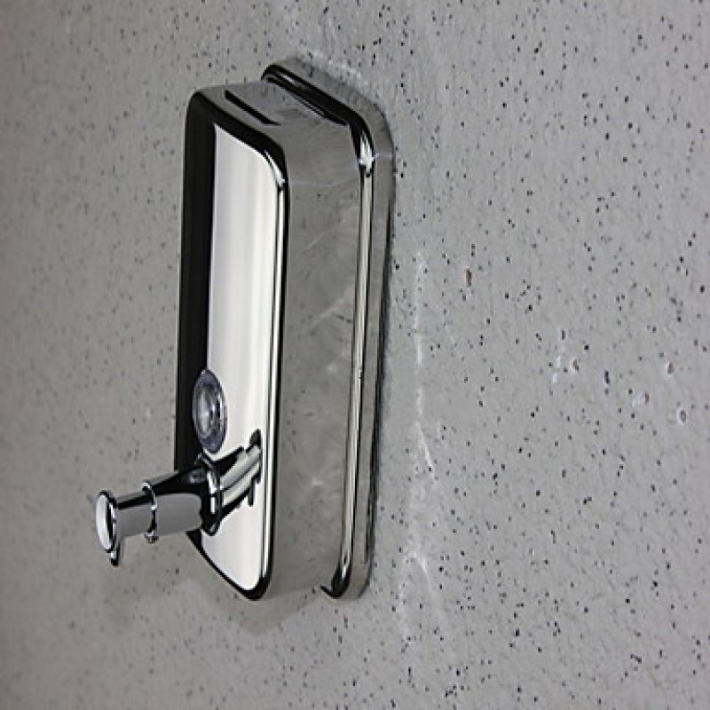 Contemporary Durable Stainless Steel Finish Soap Dispenser