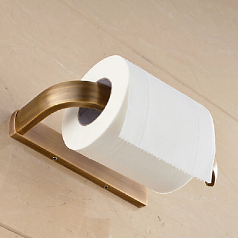 Bathroom Accessories Solid Antique Brass Toilet Paper Holders