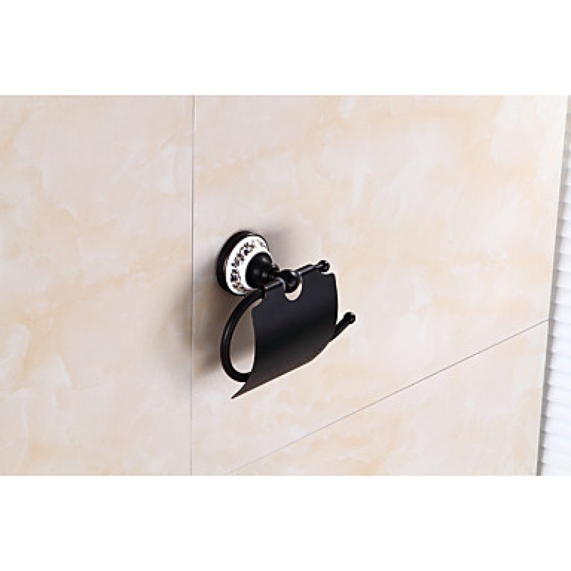 Bathroom Accessory Set / Toilet Paper Holder / Robe Hook / Towel Warmer / Oil Rubbed Bronze / Wall Mounted /Towel Bar