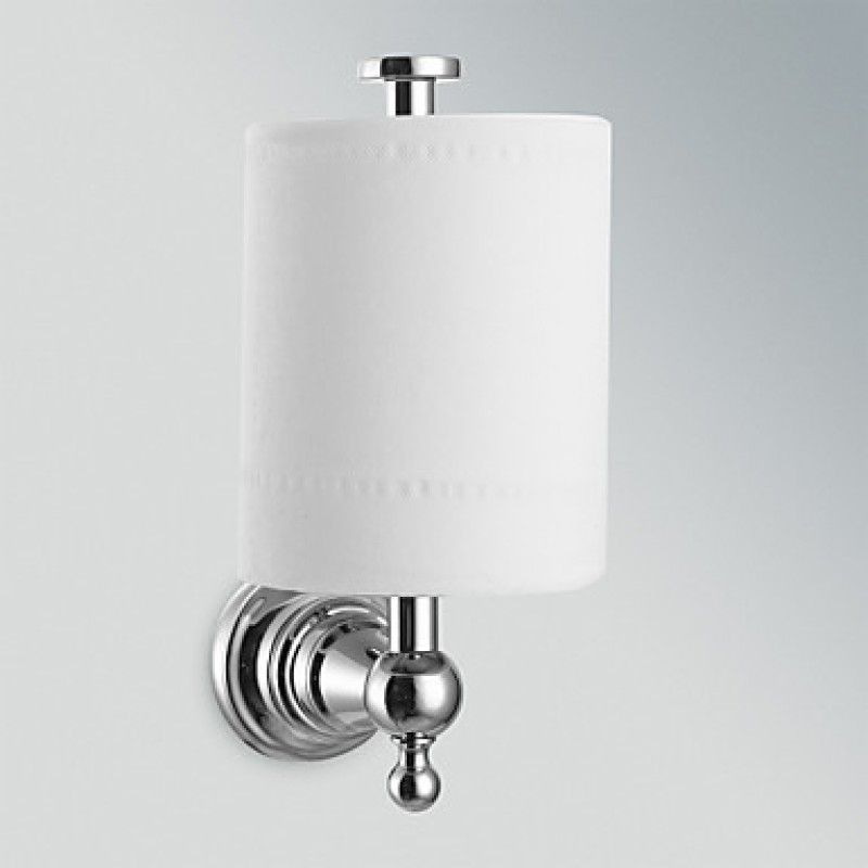 Toilet Paper Holder Chrome Wall Mounted 180 x 135 x 75mm (7.08 x 5.31 x 2.95") Brass Contemporary