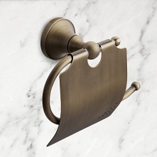 Toilet Paper Holder Antique Brass Wall Mounted 75 ...