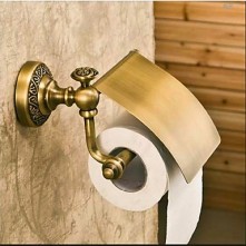 Toilet Paper Holder Antique Bronze Wall Mounted 19...