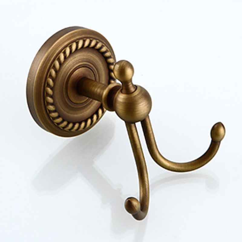 Bathroom Accessory Set / Towel Bar / Toilet Paper Holder / Robe Hook / Drain / Towel Warmer / Antique Bronze