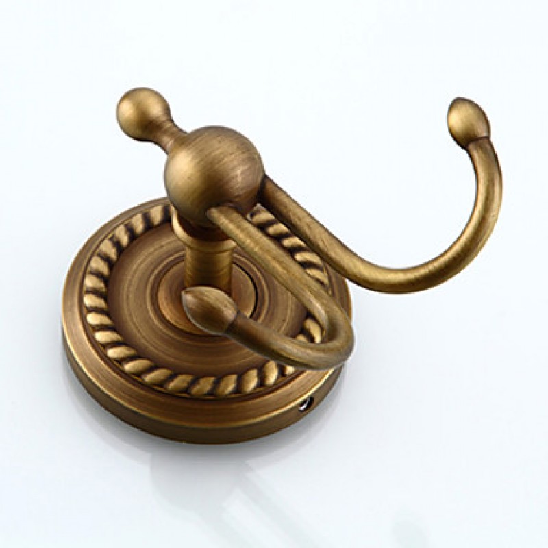 Bathroom Accessory Set / Towel Ring / Toilet Paper Holder / Robe Hook / Drain / Towel Warmer / Antique Bronze