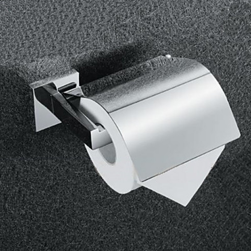  ,Toilet Paper Holder Stainless Steel Wall Mounted 160 x 145 x 65 mm (6.3 x 5.7 x 2.6") Stainless Steel Contemporary