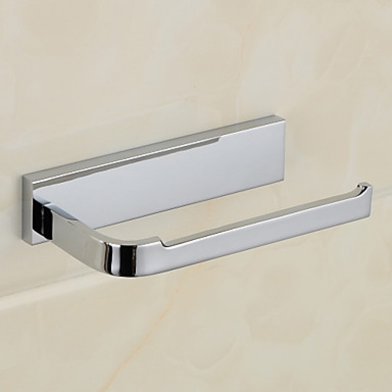 Toilet Paper Holder,Contemporary Chrome Wall Mounted