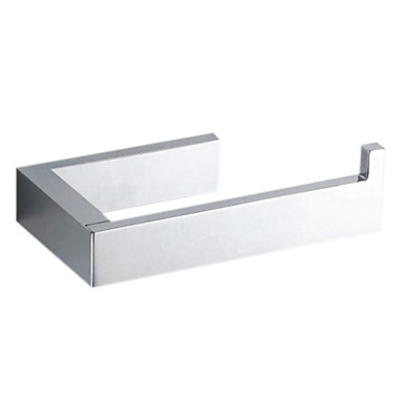 Toilet Paper Holder Chrome Wall Mounted 160 x85 x37mm(6.3"x3.34"x1.46") Brass Contemporary
