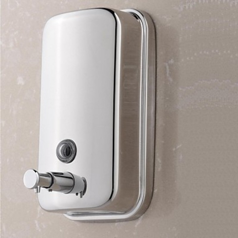 Contemporary Wall-mounted Bathroom Accessories Stainsteel Soap Dispenser(800ML)