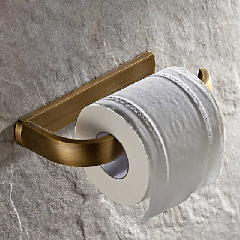 Antique Brass Finish Brass Material Toilet Paper Holders